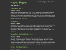 Tablet Screenshot of nationpigeon.com